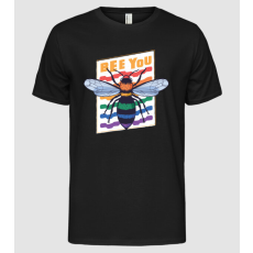 Pólómánia Bee You Pride - Férfi Alap póló