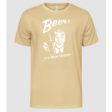 Pólómánia beer-is-your-friend - Férfi Alap póló