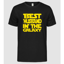 Pólómánia best husband galaxy - Férfi Alap póló férfi póló