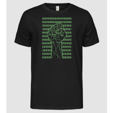 Pólómánia Bináris Ököl - Férfi Alap póló