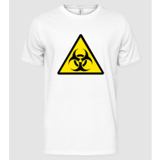 Pólómánia biohazard-sign - Férfi Alap póló