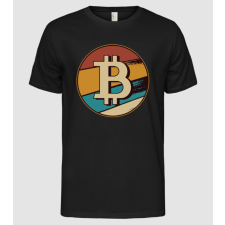 Pólómánia Bitcoin retro - Férfi Alap póló férfi póló