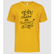 Pólómánia Boldog születésnapot - 20 - Férfi Alap póló férfi póló
