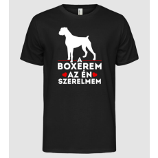 Pólómánia Boxer szerelem - Férfi Alap póló