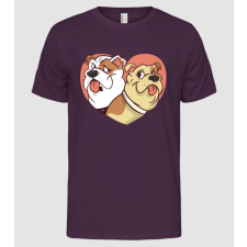Pólómánia Bulldog Szerelem - Férfi Alap póló férfi póló