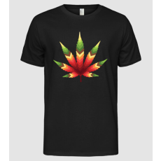 Pólómánia Cannabis Levél - Férfi Alap póló