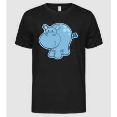 Pólómánia Cartoon hippo - Férfi Alap póló