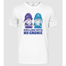 Pólómánia Chilling with my Gnomie - Férfi Alap póló