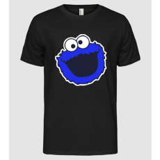 Pólómánia Cookie Monster Face - Férfi Alap póló