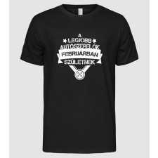 Pólómánia Csillagos legjobb szülinapos autószerelő február - Férfi Alap póló férfi póló