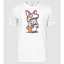 Pólómánia Cuki Nyuszi Corgi jelmezben - Férfi Alap póló férfi póló