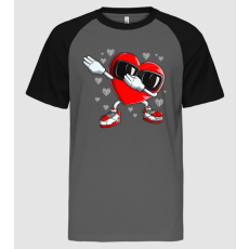 Pólómánia Dab szív 03 - Férfi Baseball Póló