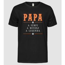 Pólómánia dad the man_hun_papa_4632 - Férfi Alap póló férfi póló