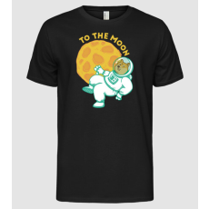 Pólómánia Dogecoin to the moon - Férfi Alap póló