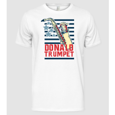 Pólómánia donald trumpet_yoh - Férfi Alap póló férfi póló