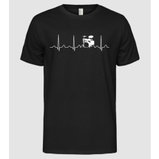 Pólómánia Drums heartbeat - Férfi Alap póló