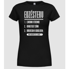 Pólómánia Edzésterv - Női Kereknyakú Póló női póló