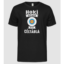 Pólómánia Edző vagyok nem céltábla HOKI - Férfi Alap póló férfi póló