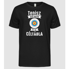 Pólómánia Edző vagyok nem céltábla TENISZ - Férfi Alap póló férfi póló