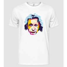 Pólómánia Einstein absztrakt - Férfi Alap póló