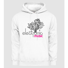 Pólómánia Electronic Music - Férfi Kapucnis Pulcsi