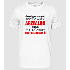 Pólómánia Elég ügyes vagyok hogy ASZTALOS legyek - Férfi Alap póló