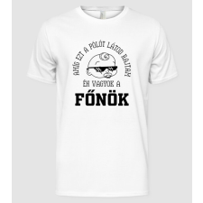 Pólómánia Én vagyok a főnök fiú - Férfi Alap póló férfi póló