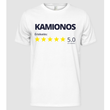 Pólómánia Értékelés 5 csillag - KAMIONOS - Férfi Alap póló férfi póló