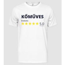Pólómánia Értékelés 5 csillag - KŐMŰVES - Férfi Alap póló férfi póló