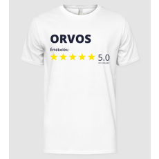 Pólómánia Értékelés 5 csillag - ORVOS - Férfi Alap póló