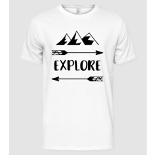 Pólómánia Explore mountains - Férfi Alap póló férfi póló