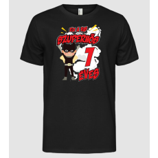 Pólómánia Ez a kis szuperhős 1 éves (lányoknak) - Férfi Alap póló