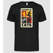 Pólómánia Father of Cats Game of Thrones paródia - Férfi Alap póló férfi póló