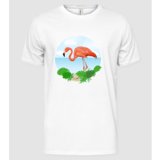 Pólómánia Flamingó - Férfi Alap póló