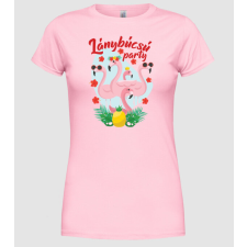 Pólómánia Flamingo lánybúcsú - Női Kerek nyakú Póló női póló
