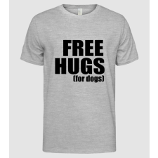 Pólómánia Free hugs for dogs - Férfi Alap póló férfi póló
