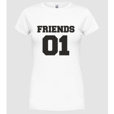 Pólómánia Friends 01 - Női Kerek nyakú Póló