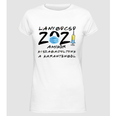 Pólómánia FRIENDS LÁNYBÚCSÚ LGHT - Női Alap póló