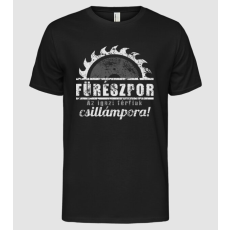 Pólómánia Fűrészpor az igazi férfiak csillámpora - Férfi Alap póló