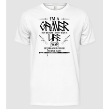 Pólómánia Gamer Life - Férfi Alap póló férfi póló