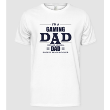 Pólómánia Gaming dad - Férfi Alap póló férfi póló