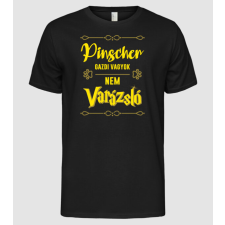 Pólómánia Gazdi vagyok nem varázsló artboard Pinscher - Férfi Alap póló férfi póló