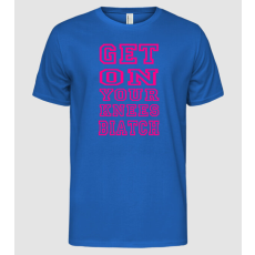 Pólómánia GET ON KNEES - Férfi Alap póló