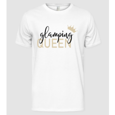Pólómánia Glamping queen  - Férfi Alap póló