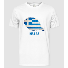 Pólómánia Görög zászló - Férfi Alap póló