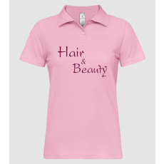 Pólómánia HairAndBeauty_logo_vector_cmyk_temp - Női Galléros Póló