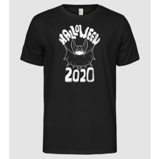 Pólómánia Halloween 2020 cuki denevér fehér - Férfi Alap póló