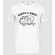 Pólómánia Happy camper - Férfi Alap póló