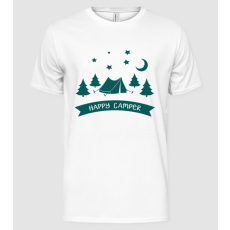 Pólómánia Happy camper tent - Férfi Alap póló
