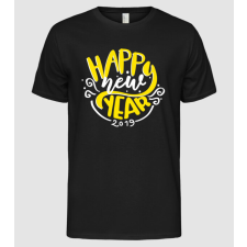 Pólómánia Happy new 2019 - Férfi Alap póló férfi póló